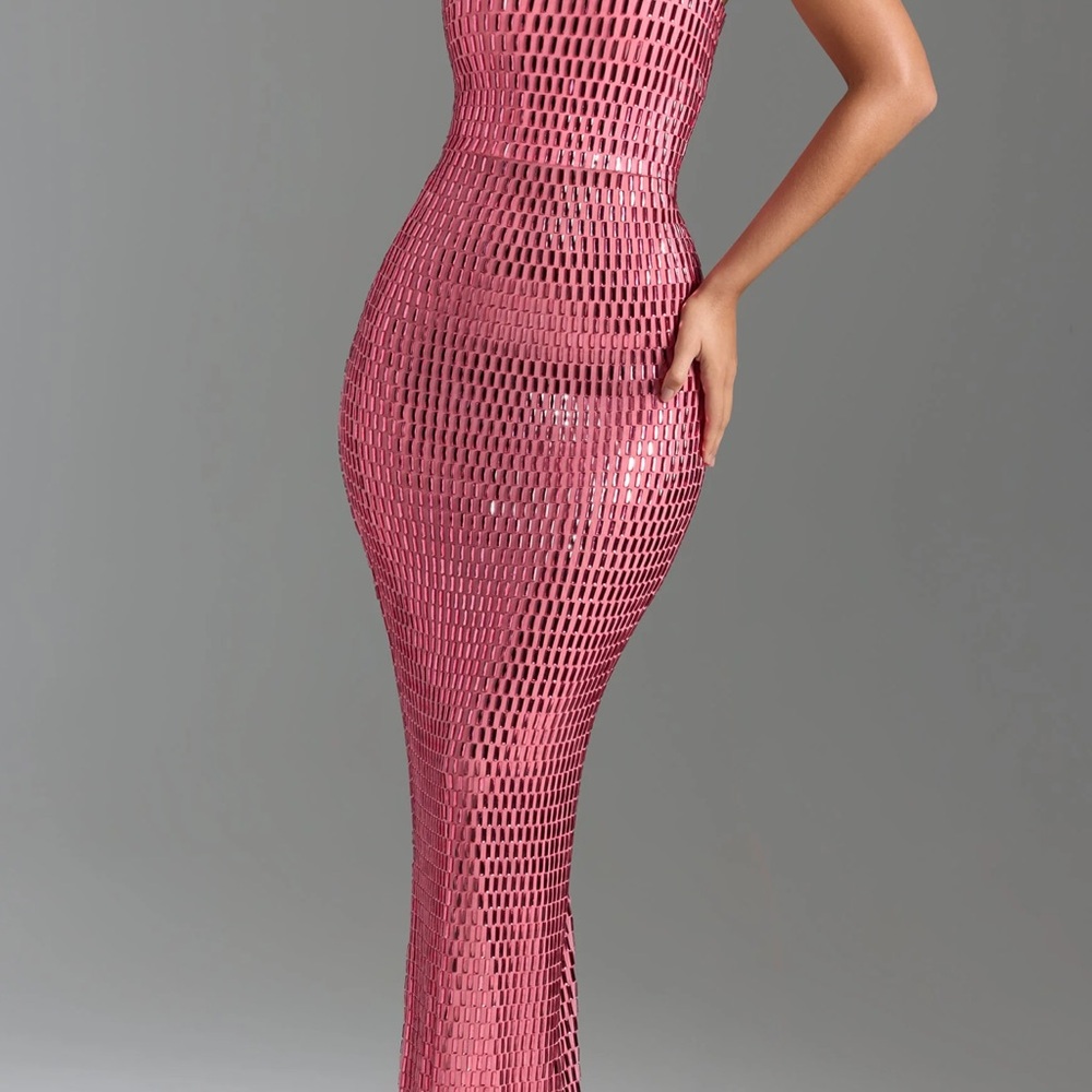 Oh Polly Pink Maxi Dress